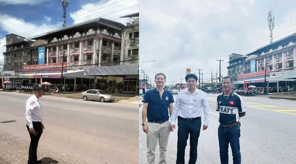 ลงพื้นที่บริเวณ ทล 3148 ตราด -แหลมงอบ ช่วง กม. 3+200 ตรวจสอบความเรียบร้อย ภายหลังการ ดำเนินการ ตีเส้นจราจร เพื่ออำนวยความปลอด